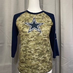 Women's Dallas Cowboys Nike Camo shirt
